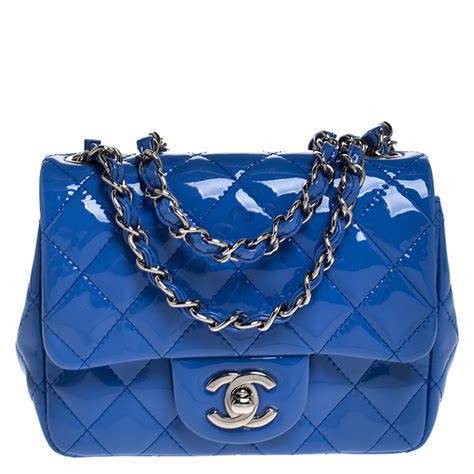 blue chanel bag